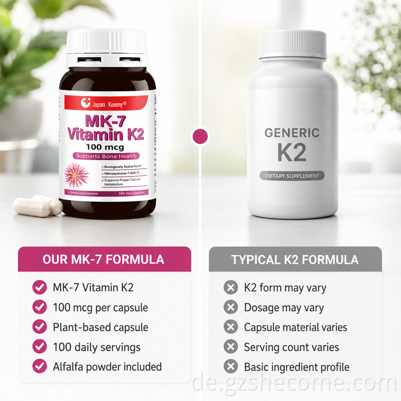 Vitamin K2 MK-7 Capsules5
